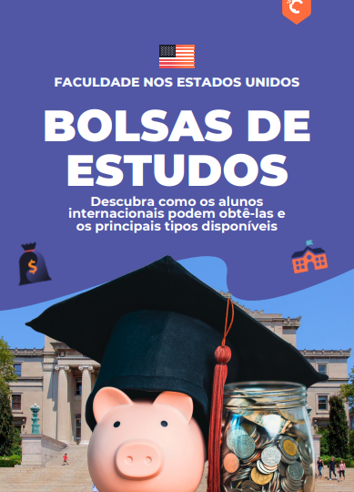 Capa do e-book: Como Conseguir Bolsas de Estudo para Universidades nos EUA: Guia Completo para Estudantes Africanos Lusófonos 2026/2027