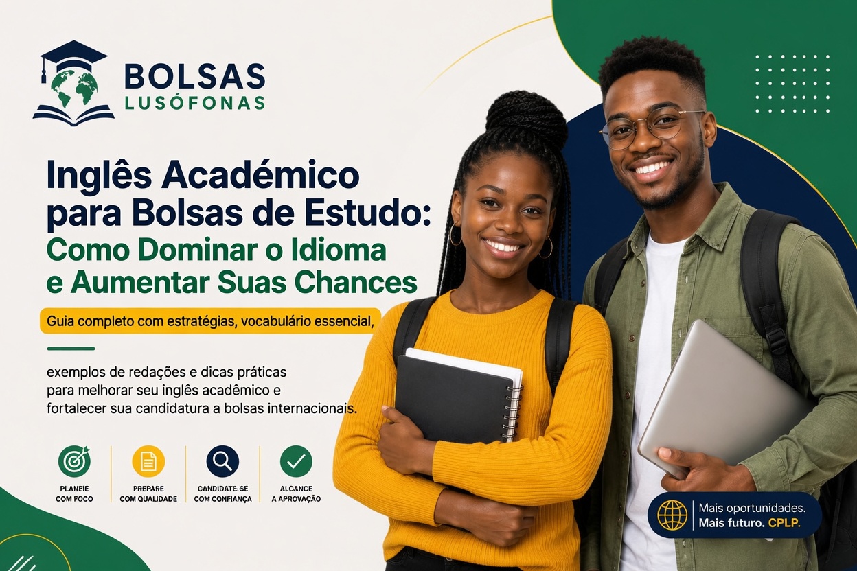 Imagem ilustrativa do artigo: Inglês Académico para Bolsas de Estudo: Como Dominar o Idioma e Aumentar Suas Chances